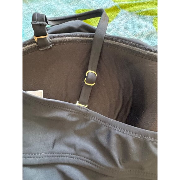 Kona Sol One-Piece Swimsuit Lace Trim Adjustable Straps Size Small - Picture 7 of 10